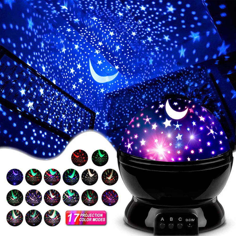 Proyector de luz led dormir para niños